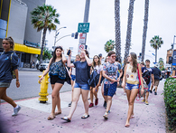 Eine gemeinsame walking Tour durch San Diego gehört natürlich auch zum Programm