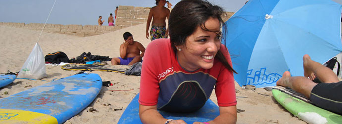Spanien Sprachreise für Schüler mit Surfen